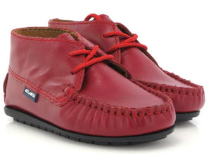 Altanta Mocassin Baby Red Sierra Antik Leather Booties