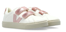 Veja Esplar Petale Nacre Pink Leather Velcro Sneakers