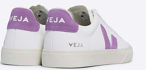 VEJA CAMPO CHROMEFREE LEATHER WHITE MULBERRY