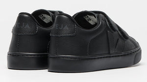 Veja Esplar Black Leather Velcro Sneakers