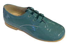 Shawn & Jeffery Jezabel Patent Leather Wingtip Design Oxford Shoe