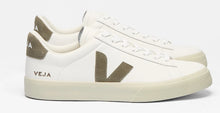 Veja Campo Olive Extra White Kaki Leather Sneakers