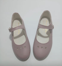 Shawn & Jeffery Girls Pink Leather Heart Mary Jane