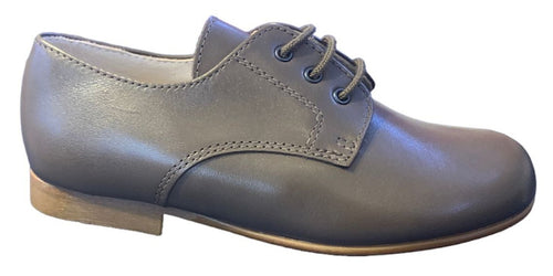 Beberlis Taupe Leather Oxford Dress Shoes