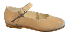 Shawn & Jeffery Rose Nude Patent Leather Design Mary Jane