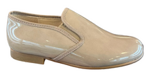 Beberlis Castoro Camel Patent Leather Slip On Smoking Shoe