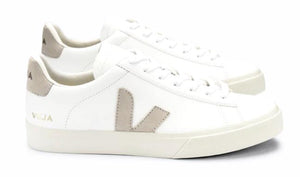 Veja Campo Chromefree Lace Up White Sneaker Shoes