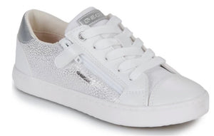 Geox Kilwi White Designed Sneakers