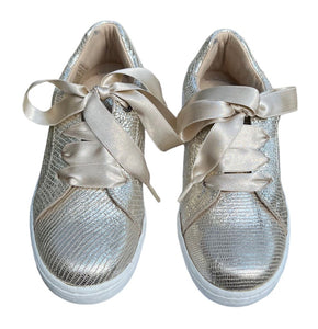 Shawn & Jeffery Girls Diamond Rolando Glitter Sneakers