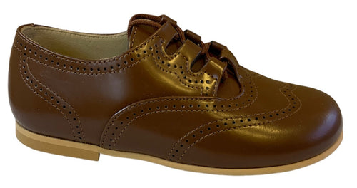 Shawn & Jeffery Mocasino Cuero Leather Wingtip Oxford Shoe