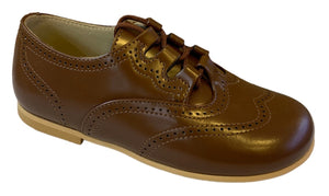 Shawn & Jeffery Mocasino Cuero Leather Wingtip Oxford Shoe