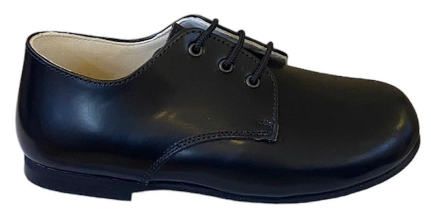 Shawn & Jeffery Mocasino Black Leather Classic Oxford Dress Shoe