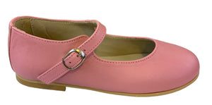 Shawn & Jeffery Oslo Coral Leather Buckle Mary Jane