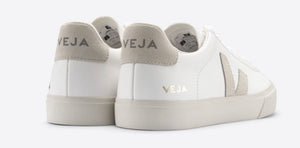 Veja Campo Chromefree Lace Up White Sneaker Shoes