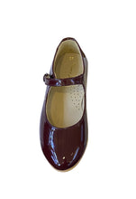 Shawn & Jeffery Burgundy Patent Leather Girls Button Mary Jane