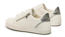 Geox Blomiee White Side Zipper Sneakers