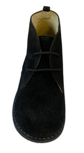 Shawn & Jeffery Black Lace up Suede Leather Booties