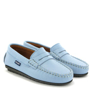 Atlanta Mocassin Blue Sky Smooth Penny Loafer