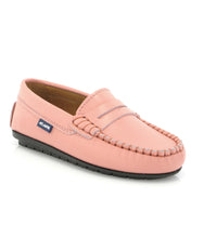 Atlanta Mocassin Saumon Smooth Leather Penny Loafer