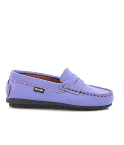 Atlanta Mocassin Lilac Smooth Penny Loafer