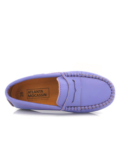 Atlanta Mocassin Lilac Smooth Penny Loafer