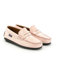 Atlanta Mocassin Pink Patent Penny Loafer