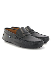 Atlanta Mocassin Black Smooth Driver Loafer