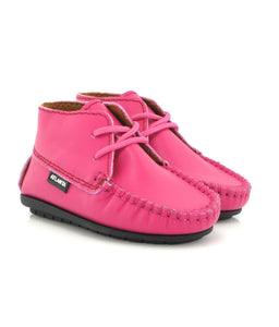 Atlanta Baby Fuschia Smooth Leather Bootie