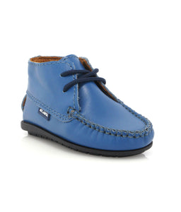 Atlanta Baby Blue Ocean Smooth Leather Bootie