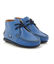 Atlanta Baby Blue Ocean Smooth Leather Bootie