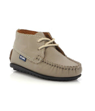 Altanta Moccasin Baby Earth Taupe Leather Booties