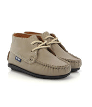 Altanta Moccasin Baby Earth Taupe Leather Booties