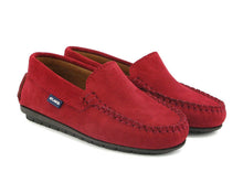 Altanta Moccasin Red Suede Leather Loafer