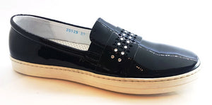 Beberlis Black Patent Sneaker Shoes
