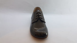 Beberlis Patent Copper Oxford Dress Shoes