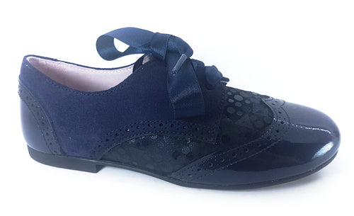 Shawn & Jeffrey Navy Design Dress Shoes