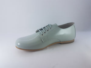 Shawn & Jeffery Grey Leather Oxford Dress Shoes