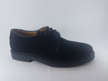 Beberlis Boys Suede Black Oxford Design Dress Shoe