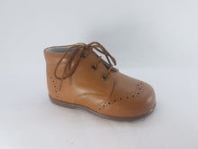Shawn & Jeffery Lugguage Tan Leather Baby Bootie