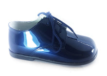 Shawn & Jeffery Navy Blue Patent Dress Shoe