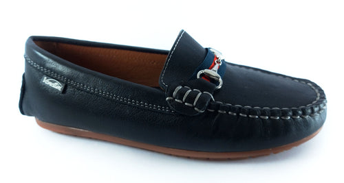 Venettini Toby Black Zillow Leather Loafer