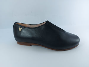 Venettini Lennon Black Leather Smoking shoe