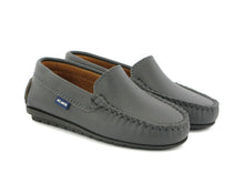 Atlanta Moccasin Grey Smooth Leather Moccasin Loafer