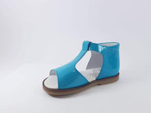 Beberlis Patent Aqua Hightop Sandals