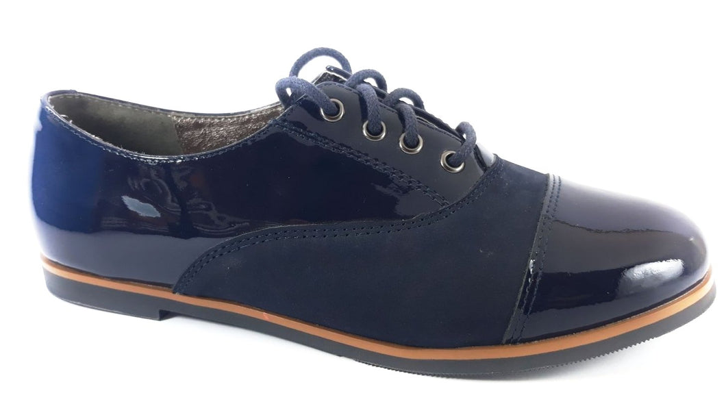 Devomali Navy Lace-Ups