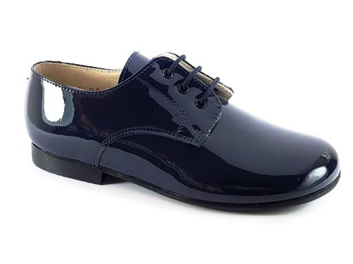 Beberlis Navy Patent Classics Dress Shoes