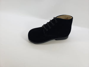 Beberlis Baby Black Velvet Booties