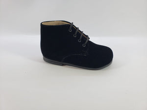 Beberlis Baby Black Velvet Booties