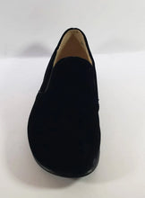 Beberlis Black Velvet Slip On Smoking Shoe Loafers