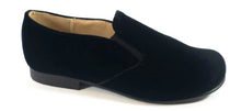 Beberlis Black Velvet Slip On Smoking Shoe Loafers